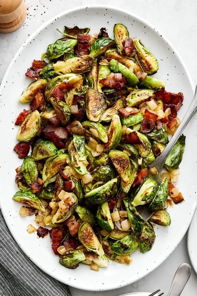 Balsamic Bacon Brussel Sprouts