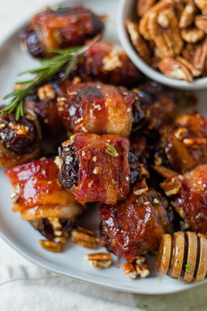 Honey Glazed Bacon Wrapped Dates