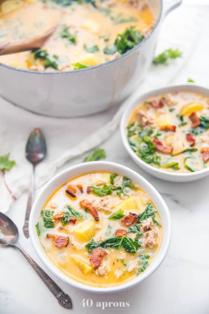 healthy gluten free zuppa toscana