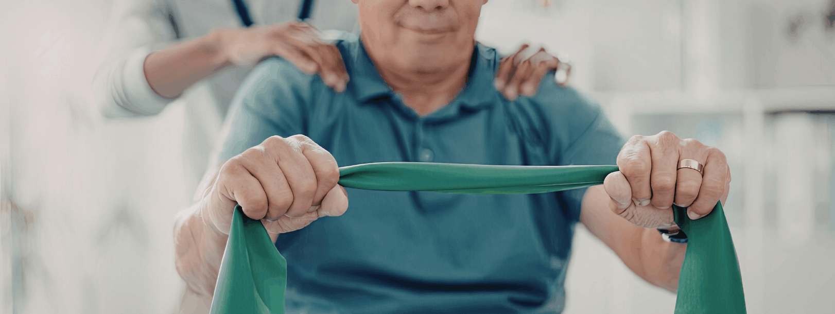 Elderly workout for building muscle mass as medical treatment plan