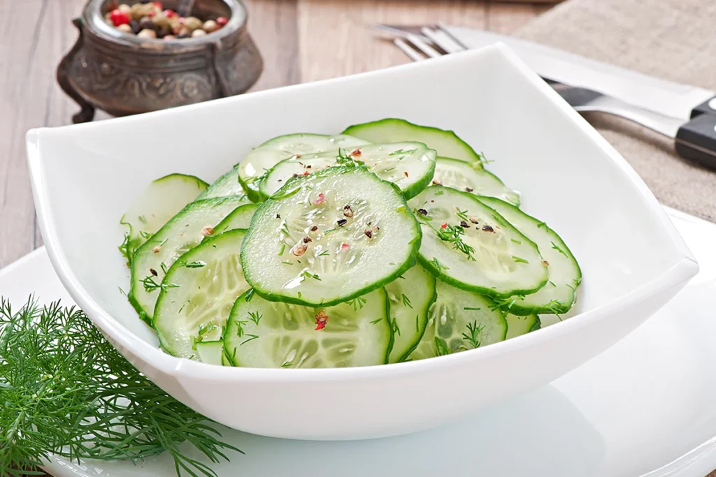 Healthy Easter Recipe - anti-inflammatory, lemon dill cucumber salad