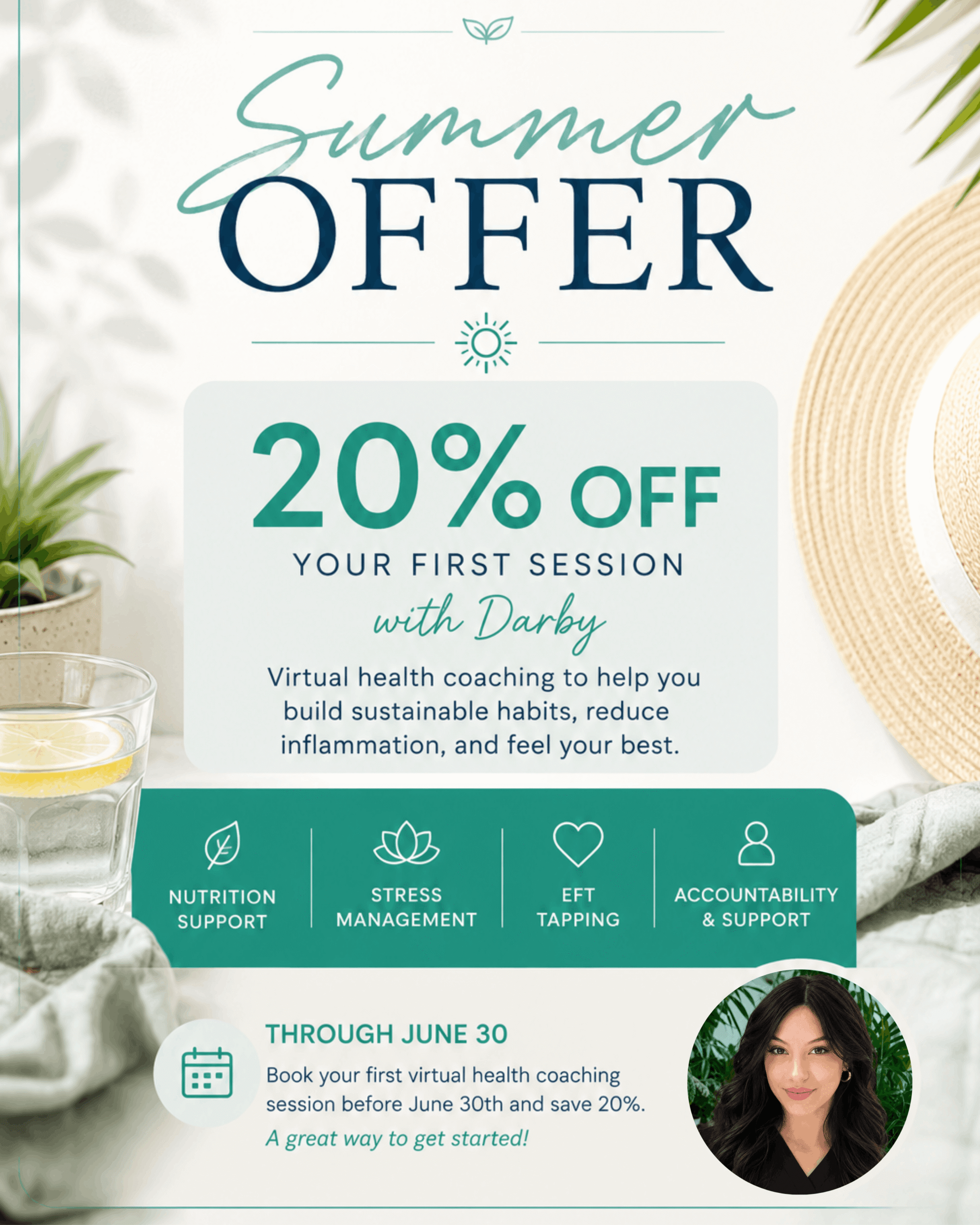 Integrative Nutrition Health Coach Darby Carter - Anti-Inflammatory Health Coach